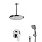 Ceiling Rain Shower System with Handheld, Rain Shower Head, Shower Faucet Set